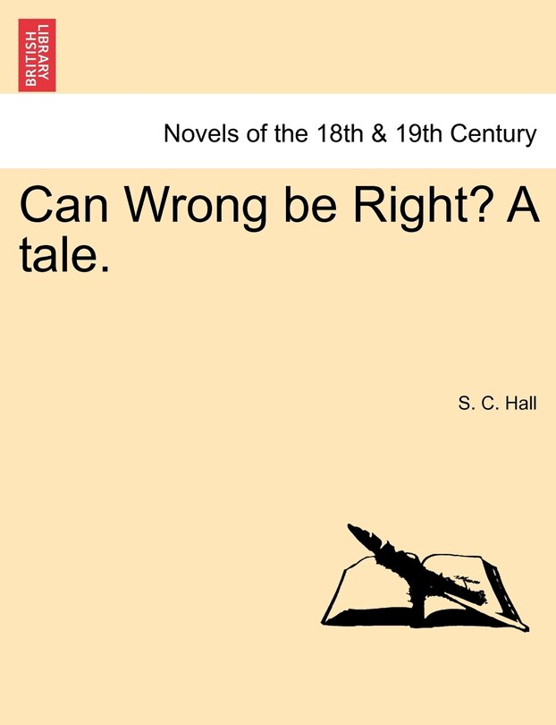Front cover_Can Wrong Be Right? A Tale.