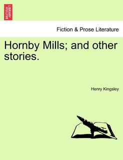 Couverture_Hornby Mills; And Other Stories.