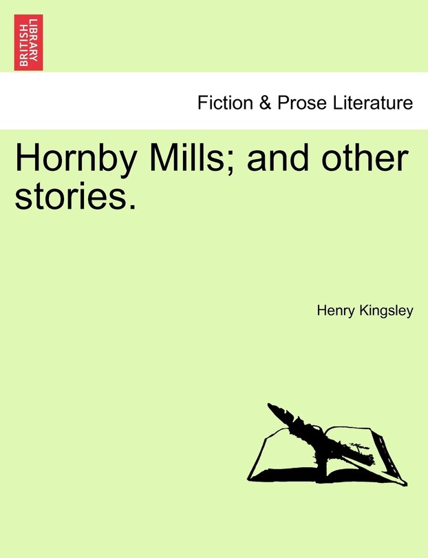 Couverture_Hornby Mills; And Other Stories.