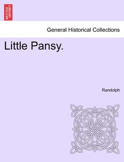 Front cover_Little Pansy.