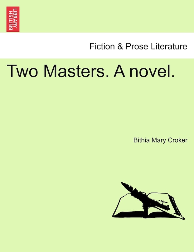 Front cover_Two Masters. A Novel.