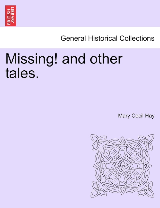 Couverture_Missing! And Other Tales.