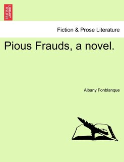 Couverture_Pious Frauds, A Novel.