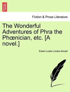 Front cover_The Wonderful Adventures of Phra the PH Nician, Etc. [A Novel.]