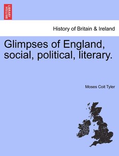 Front cover_Glimpses Of England, Social, Political, Literary.