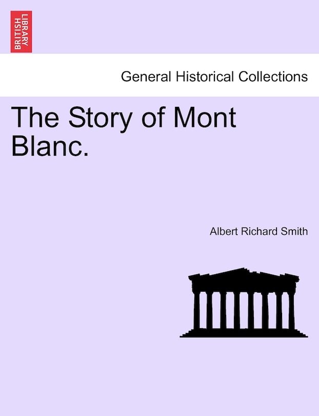 Front cover_The Story Of Mont Blanc.