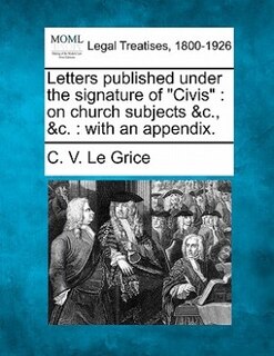Couverture_Letters Published Under the Signature of Civis
