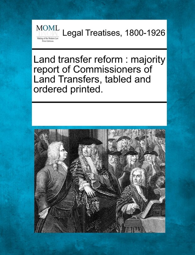 Front cover_Land Transfer Reform