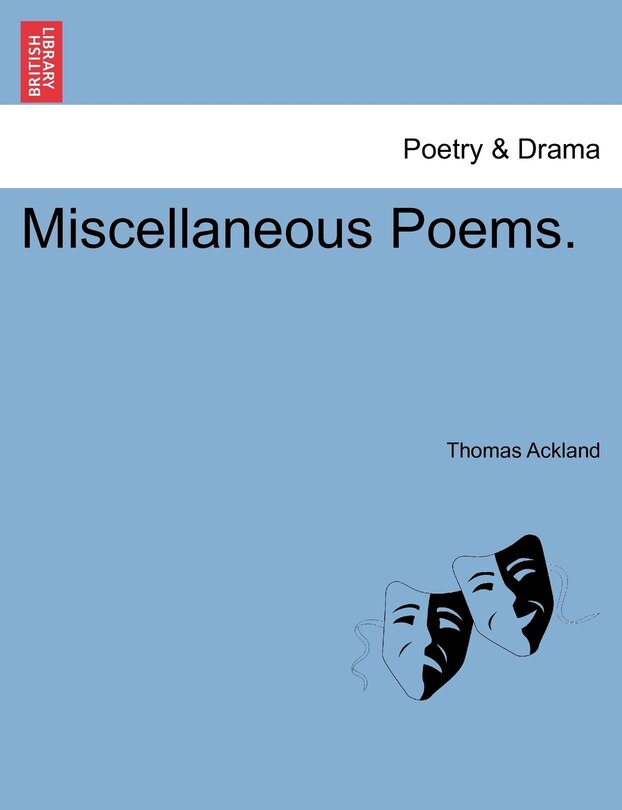 Couverture_Miscellaneous Poems.
