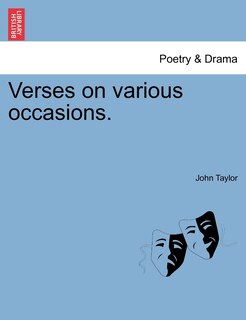 Front cover_Verses On Various Occasions.