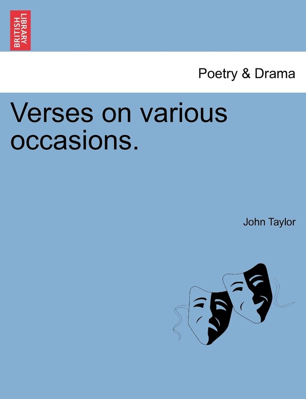 Front cover_Verses On Various Occasions.