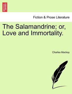 Front cover_The Salamandrine; Or, Love And Immortality.