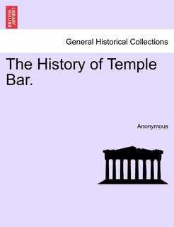Front cover_The History Of Temple Bar.