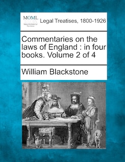 Front cover_Commentaries On The Laws Of England