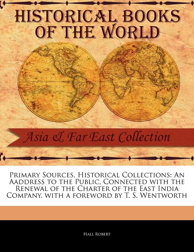 Front cover_An Aaddress to the Public, Connected with the Renewal of the Charter of the East India Company