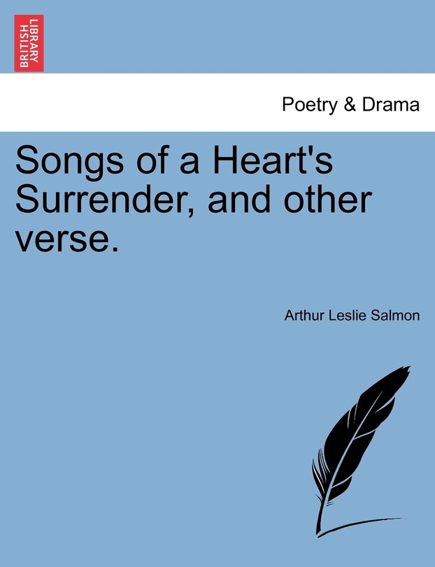 Couverture_Songs Of A Heart's Surrender, And Other Verse.