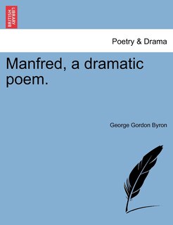 Front cover_Manfred, a dramatic poem. Second Edition