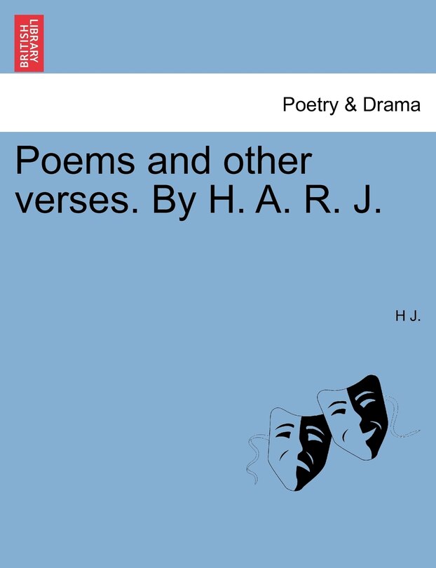 Front cover_Poems And Other Verses. By H. A. R. J.