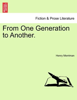 Couverture_From One Generation To Another. Vol. I