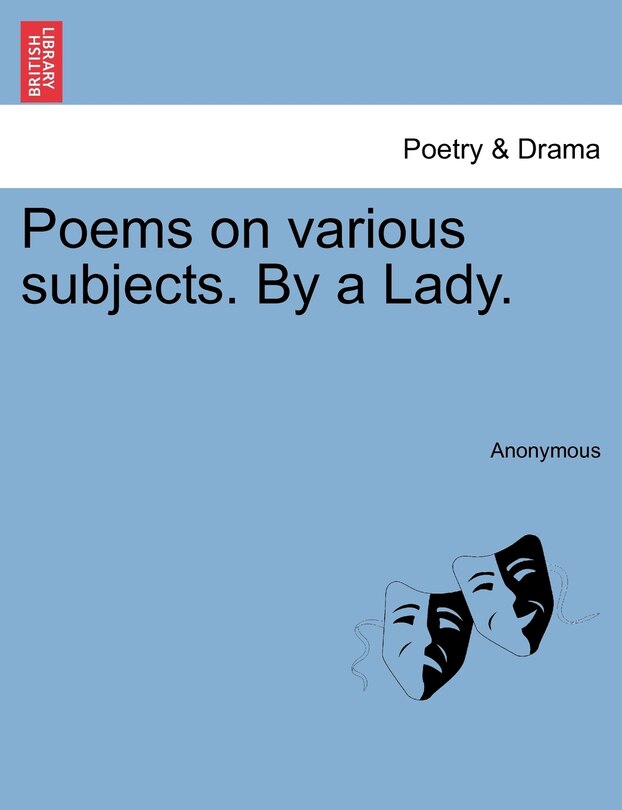 Front cover_Poems On Various Subjects. By A Lady.
