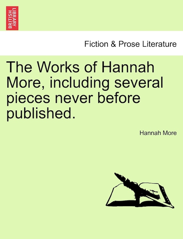 Couverture_The Works Of Hannah More, Including Several Pieces Never Before Published.