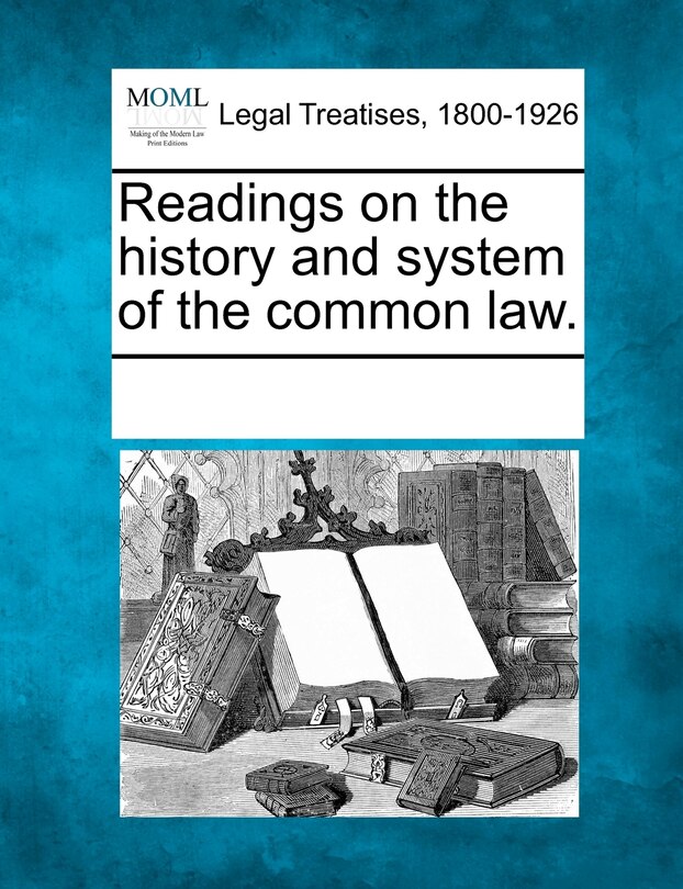 Couverture_Readings On The History And System Of The Common Law.