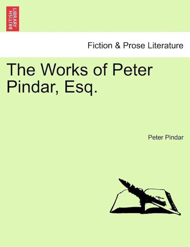 Front cover_The Works Of Peter Pindar, Esq.