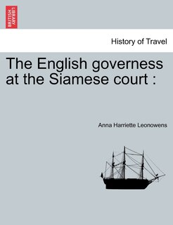 Couverture_The English Governess At The Siamese Court