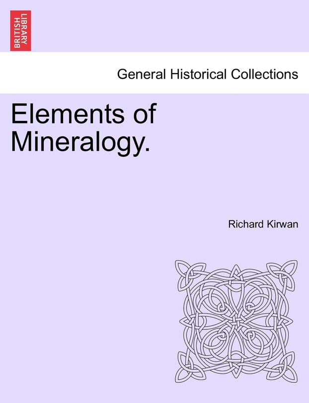Front cover_Elements Of Mineralogy.