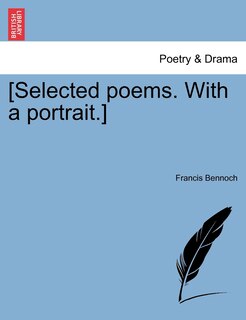 Front cover_[Selected poems. With a portrait.]