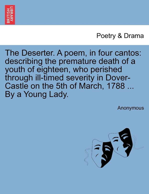Front cover_The Deserter. a Poem, in Four Cantos