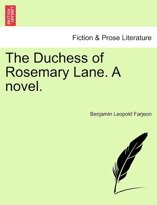Couverture_The Duchess Of Rosemary Lane. A Novel.