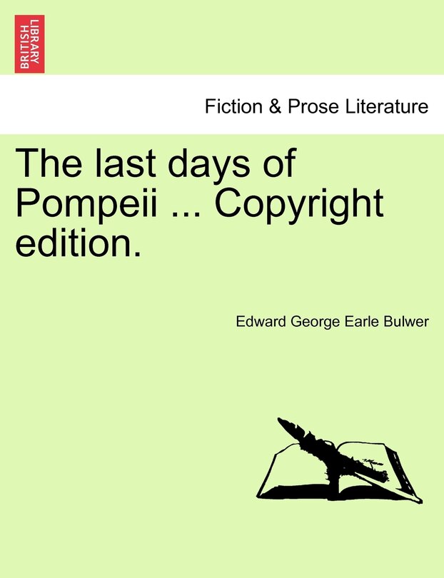 Couverture_The Last Days Of Pompeii ... Copyright Edition.