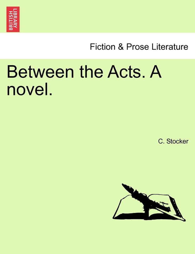 Couverture_Between The Acts. A Novel.