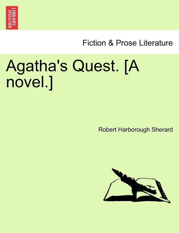 Couverture_Agatha's Quest. [a Novel.]