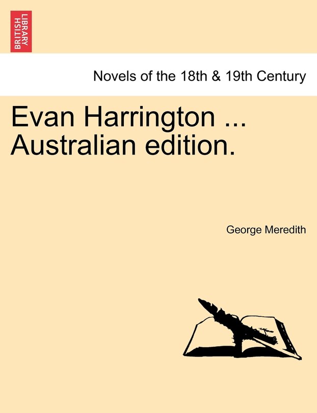 Front cover_Evan Harrington ... Australian Edition.