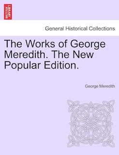 Couverture_The Works Of George Meredith. The New Popular Edition.
