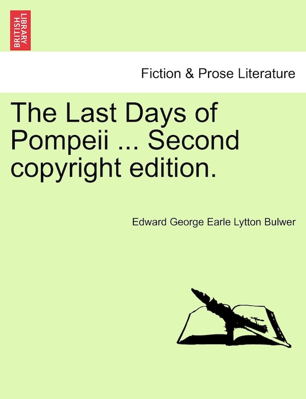 Front cover_The Last Days Of Pompeii ... Second Copyright Edition.