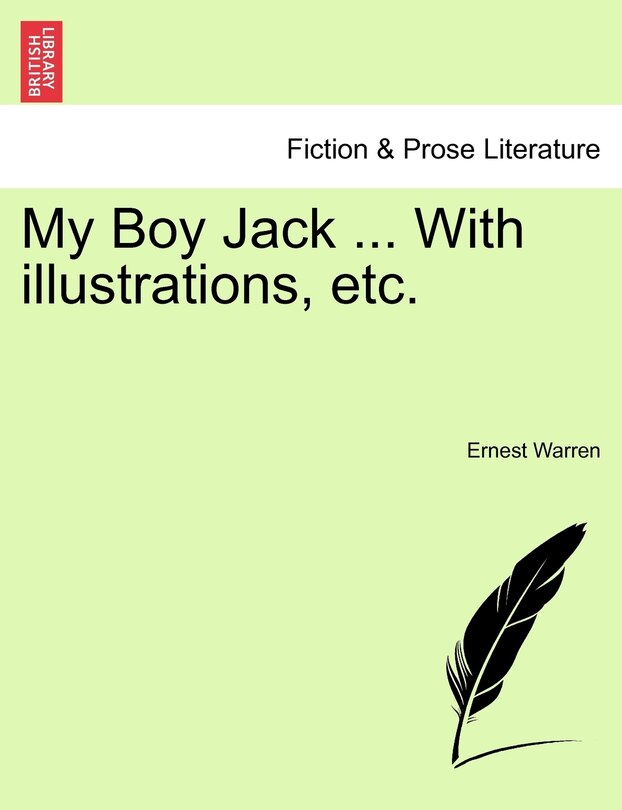 Couverture_My Boy Jack ... With Illustrations, Etc.