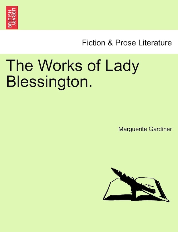 Front cover_The Works Of Lady Blessington.