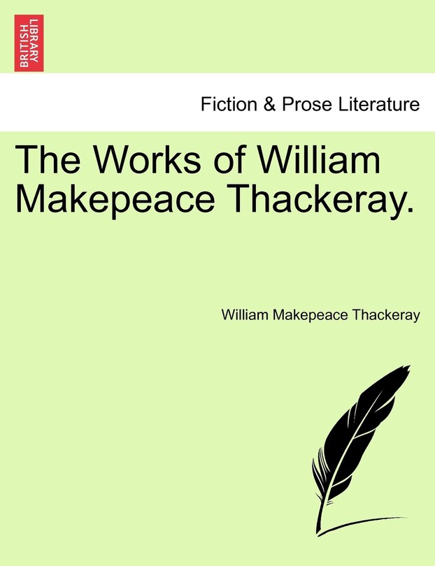 Front cover_The Works Of William Makepeace Thackeray.