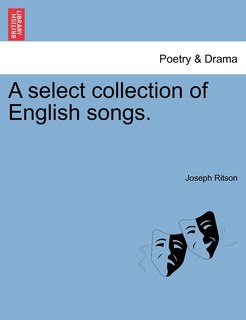 Front cover_A Select Collection Of English Songs.