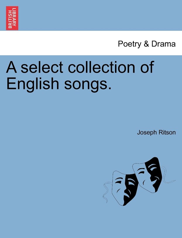 Front cover_A Select Collection Of English Songs.