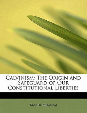 Front cover_Calvinism