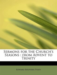 Front cover_Sermons For The Church's Seasons
