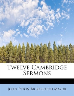 Couverture_Twelve Cambridge Sermons