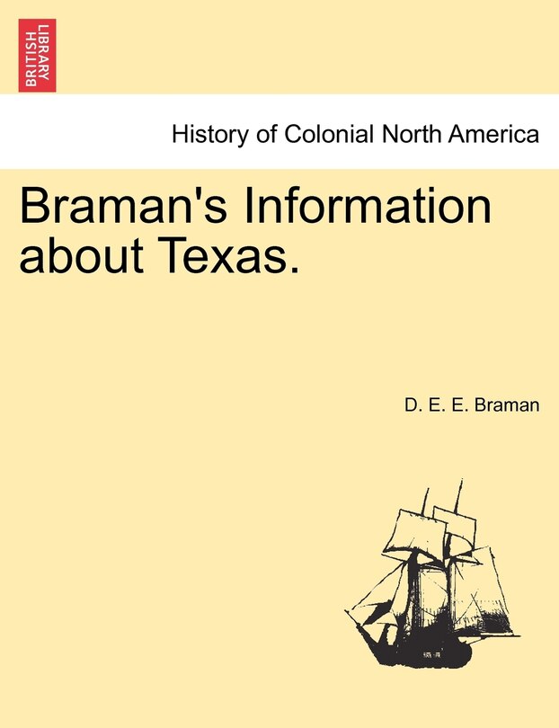 Front cover_Braman's Information About Texas.