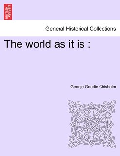 Front cover_The World As It Is
