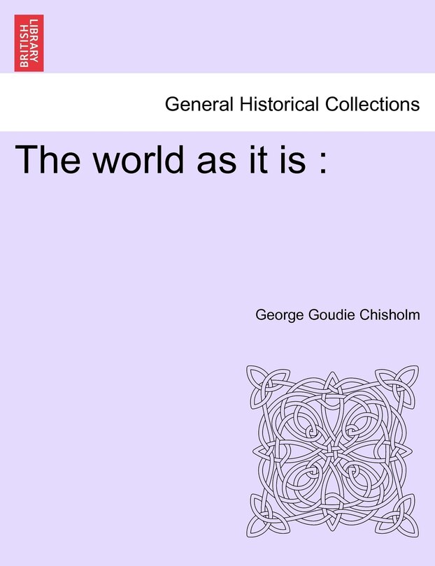 Front cover_The World As It Is