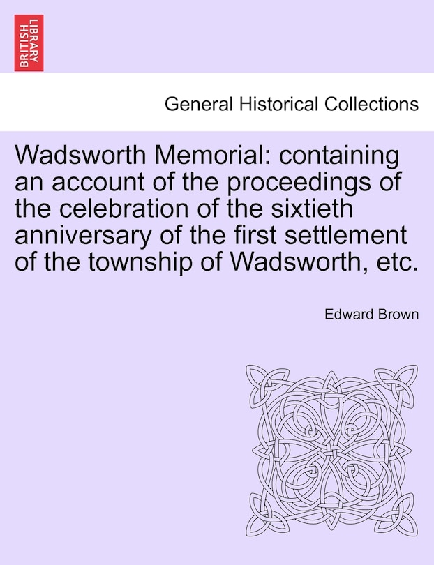 Couverture_Wadsworth Memorial